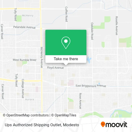 Ups Authorized Shipping Outlet map