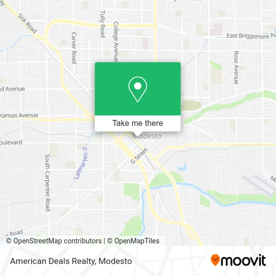 American Deals Realty map