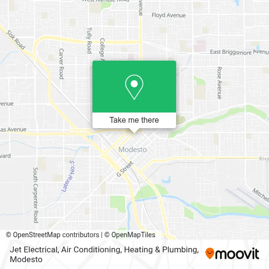 Jet Electrical, Air Conditioning, Heating & Plumbing map