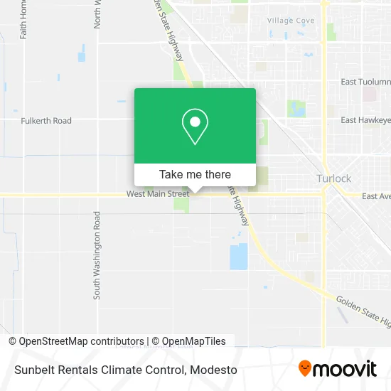 Sunbelt Rentals Climate Control map