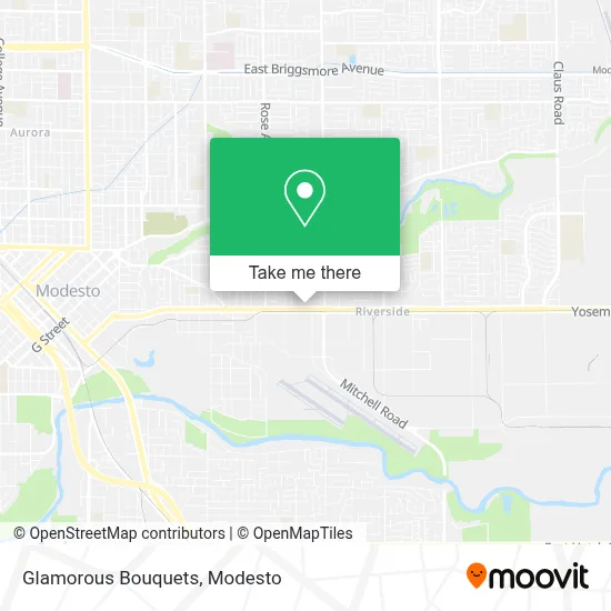 Glamorous Bouquets map