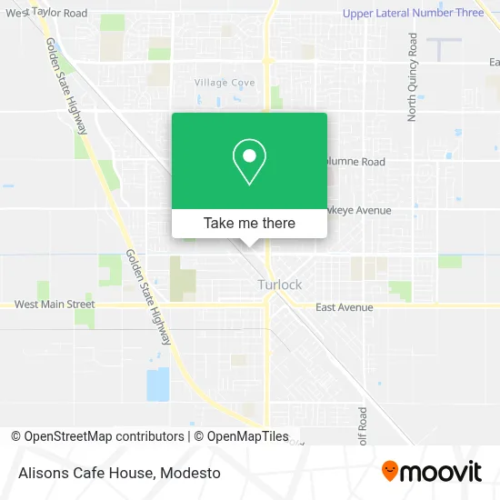 Alisons Cafe House map