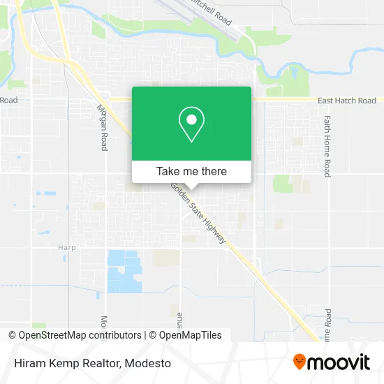 Hiram Kemp Realtor map