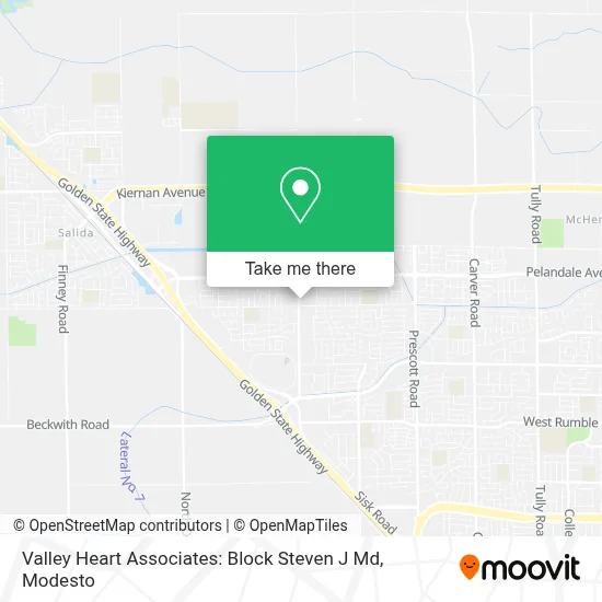 Valley Heart Associates: Block Steven J Md map