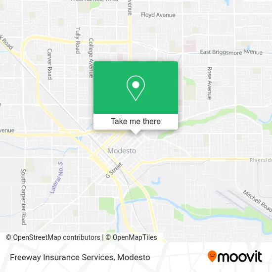 Freeway Insurance Services map