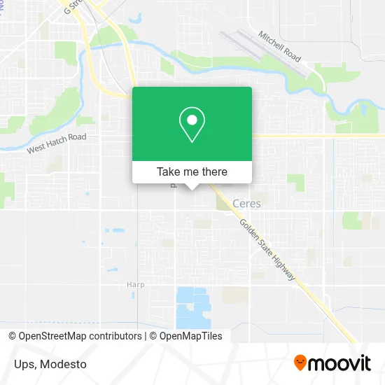 Ups map