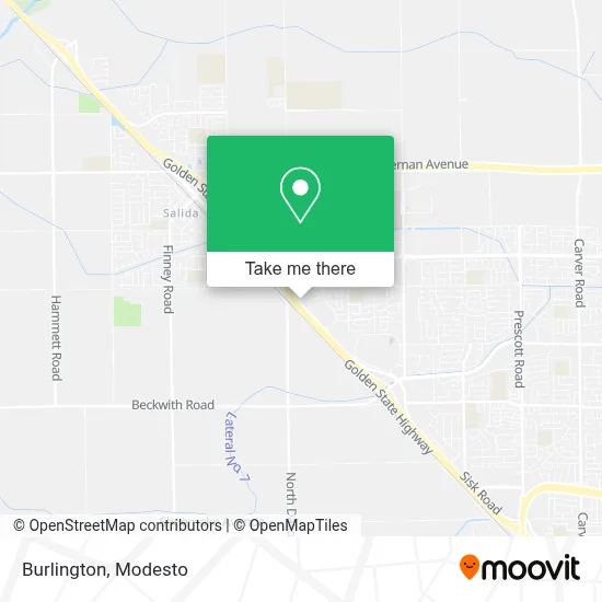 Burlington map