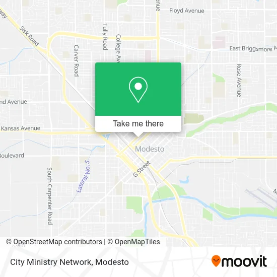 City Ministry Network map