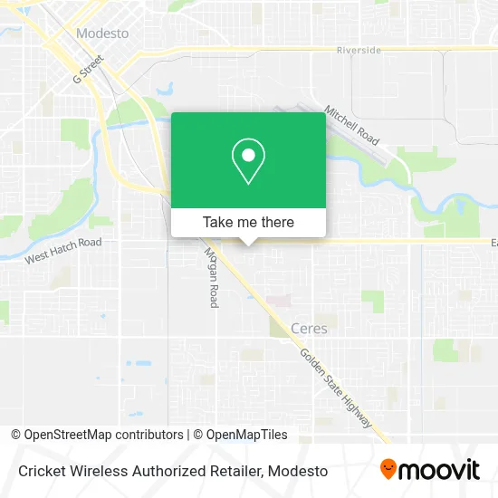 Cricket Wireless Authorized Retailer map