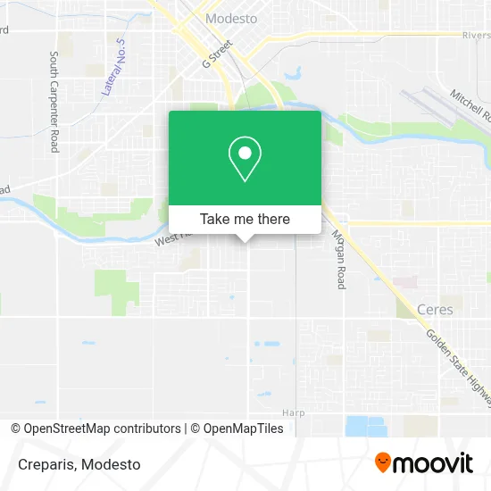 Creparis map