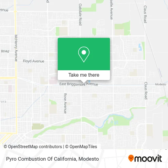 Pyro Combustion Of California map