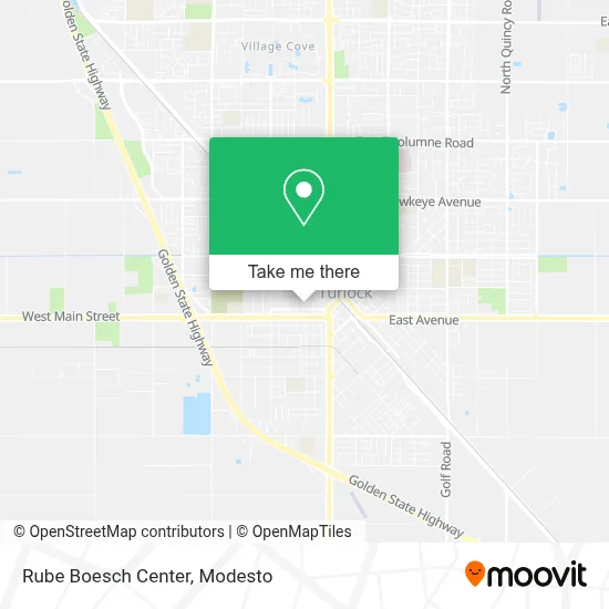 Rube Boesch Center map