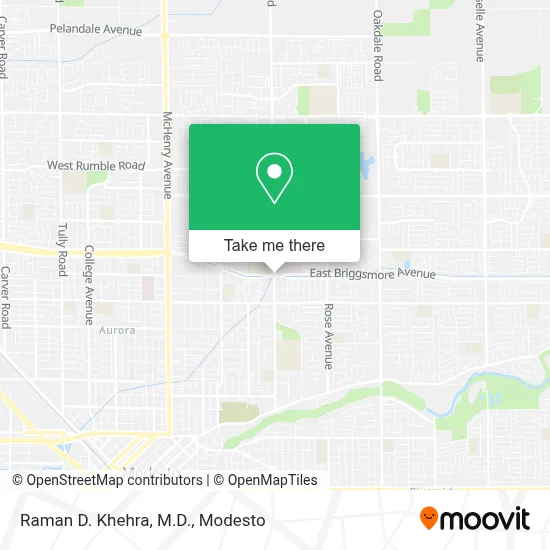 Raman D. Khehra, M.D. map