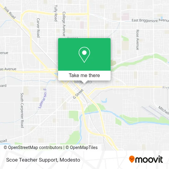 Scoe Teacher Support map