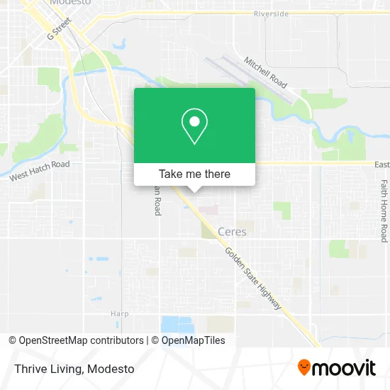 Thrive Living map