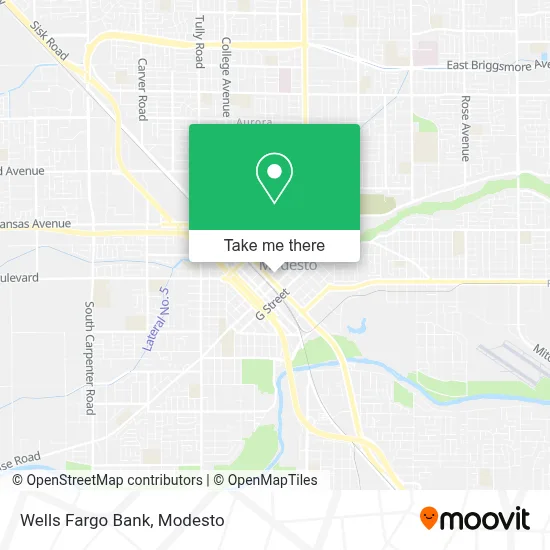 Wells Fargo Bank map
