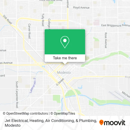 Jet Electrical, Heating, Air Conditioning, & Plumbing map