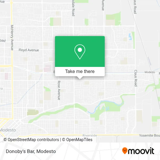 Donoby's Bar map