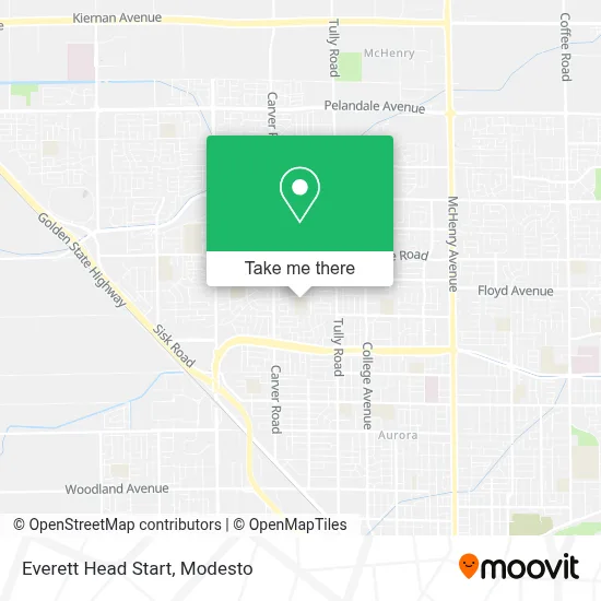 Everett Head Start map