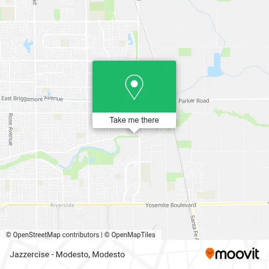Jazzercise - Modesto map