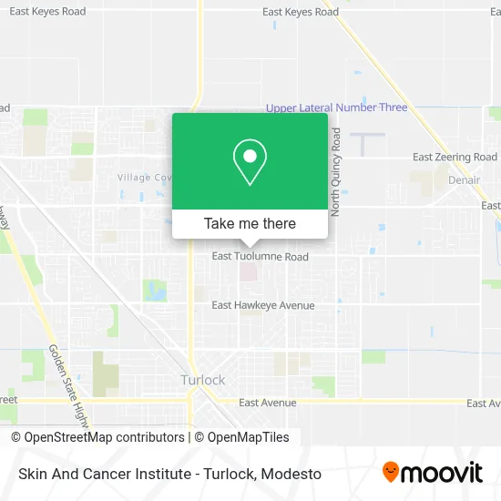 Skin And Cancer Institute - Turlock map