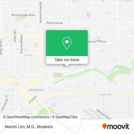 Martin Lim, M.D. map