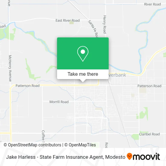 Jake Harless - State Farm Insurance Agent map