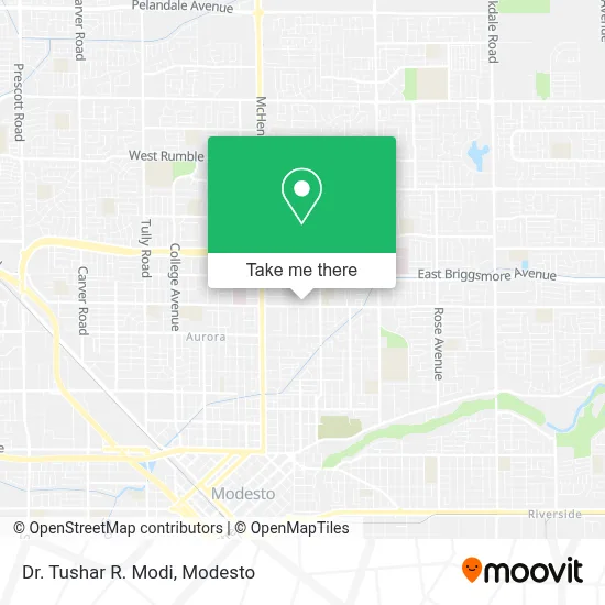 Dr. Tushar R. Modi map