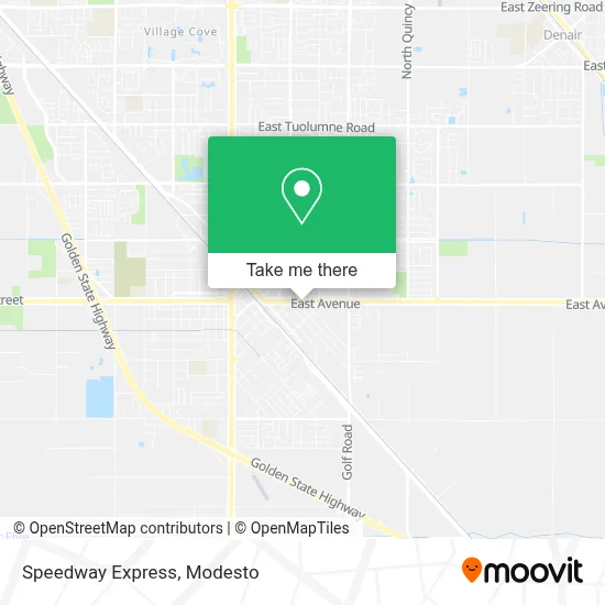 Speedway Express map