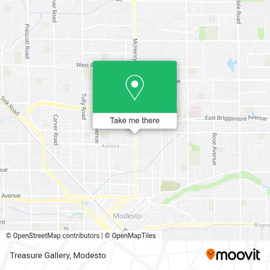 Treasure Gallery map