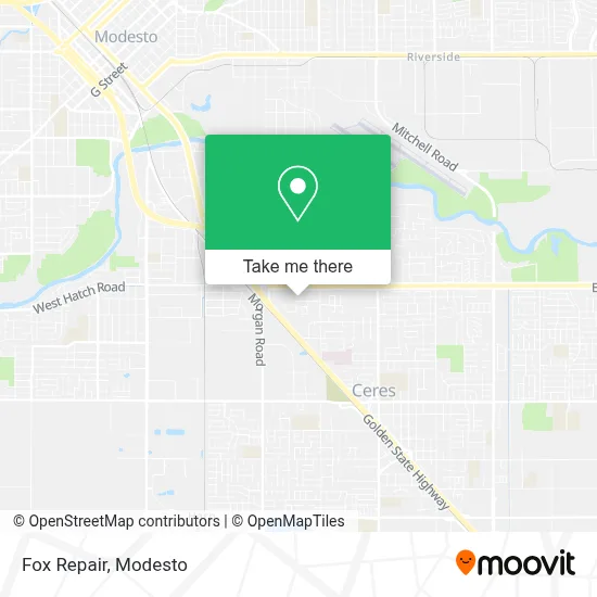 Fox Repair map
