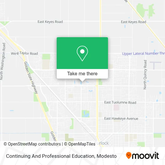 Continuing And Professional Education map