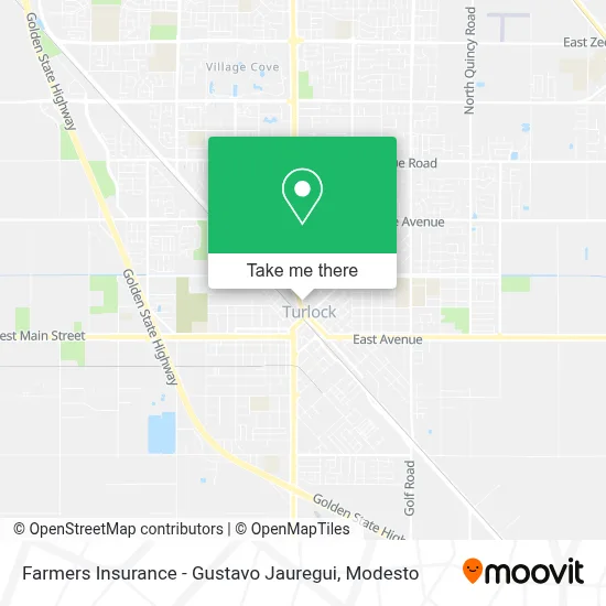 Farmers Insurance - Gustavo Jauregui map