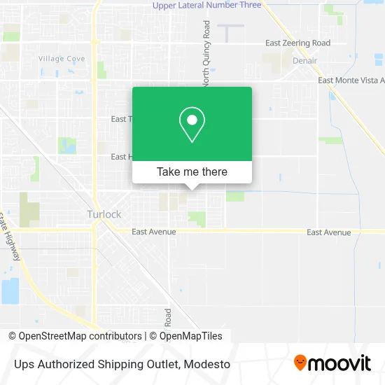 Ups Authorized Shipping Outlet map