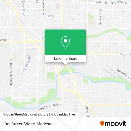 9th Street Bridge map