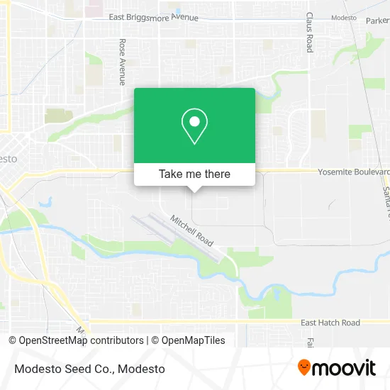 Modesto Seed Co. map