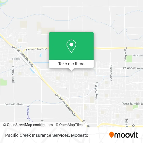 Pacific Creek Insurance Services map