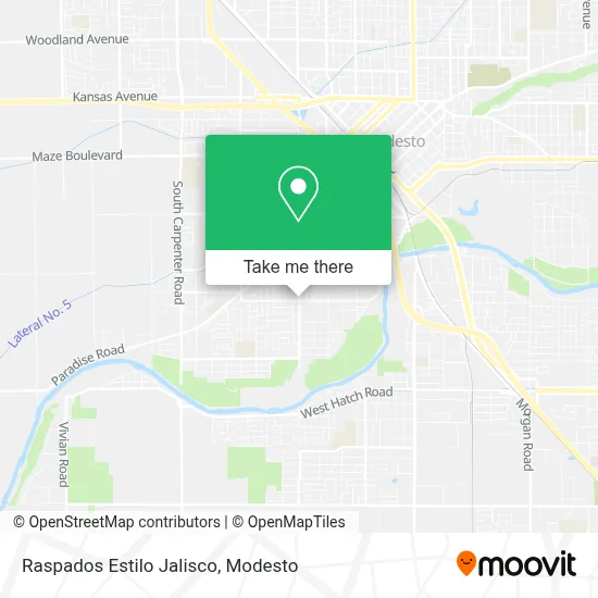 Raspados Estilo Jalisco map