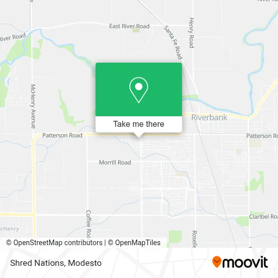 Shred Nations map