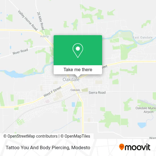 Tattoo You And Body Piercing map