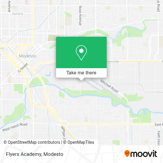 Flyers Academy map