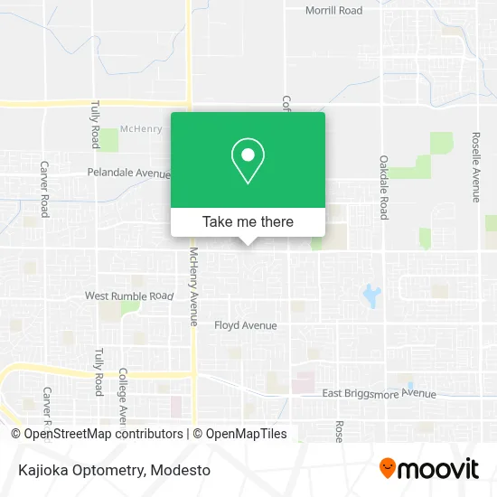 Kajioka Optometry map