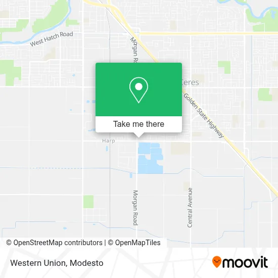 Western Union map