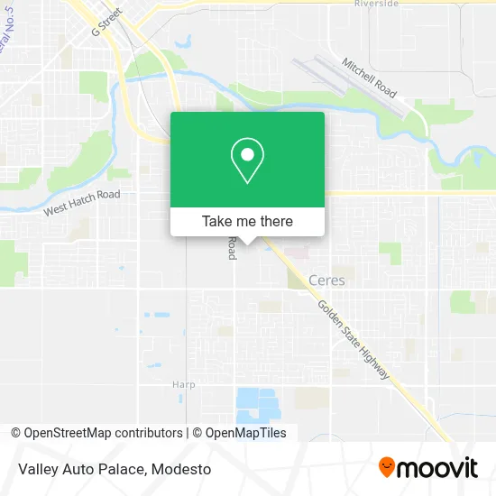 Valley Auto Palace map