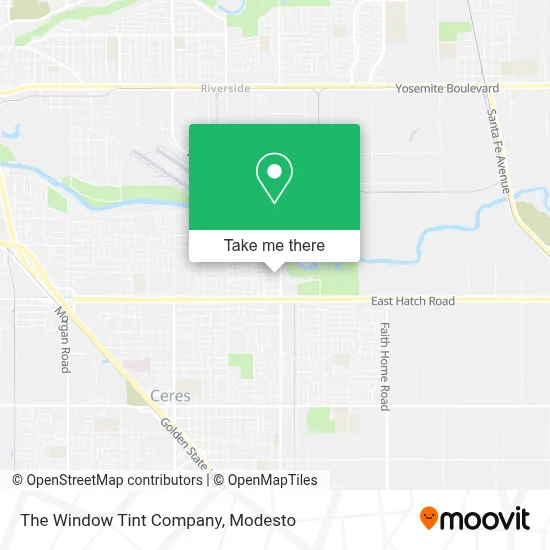 The Window Tint Company map
