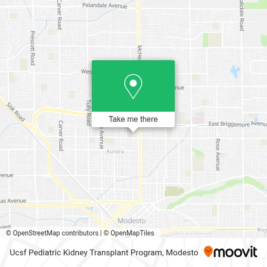 Ucsf Pediatric Kidney Transplant Program map