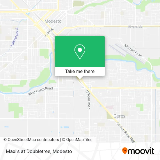 Maxi's at Doubletree map
