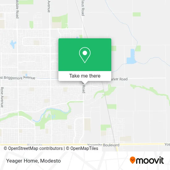Yeager Home map