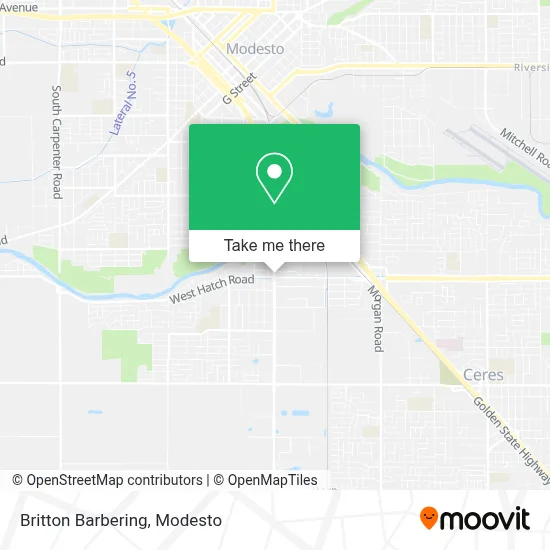 Britton Barbering map
