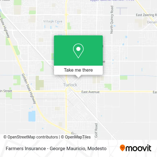 Farmers Insurance - George Mauricio map